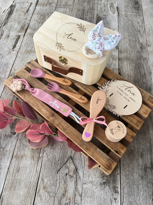 Coffret de naissance Fleuri