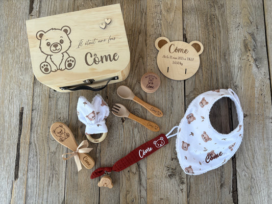 🧸 Coffret de naissance Petit Ours