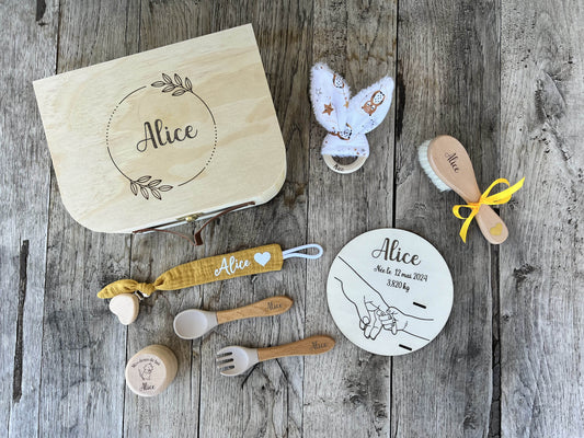 Coffret de naissance Love Moutarde