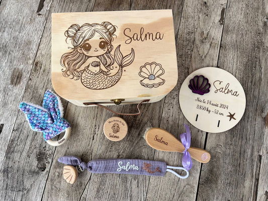 Coffret de naissance Petite Sirène
