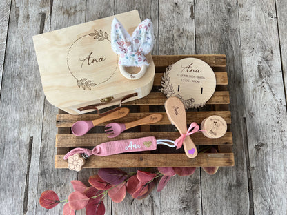 Coffret de naissance Fleuri