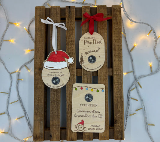 Caméra du Père Noël – Surveillance Magique