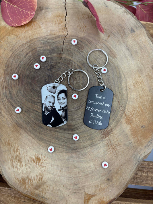 Médaille personnalisé photo et texte