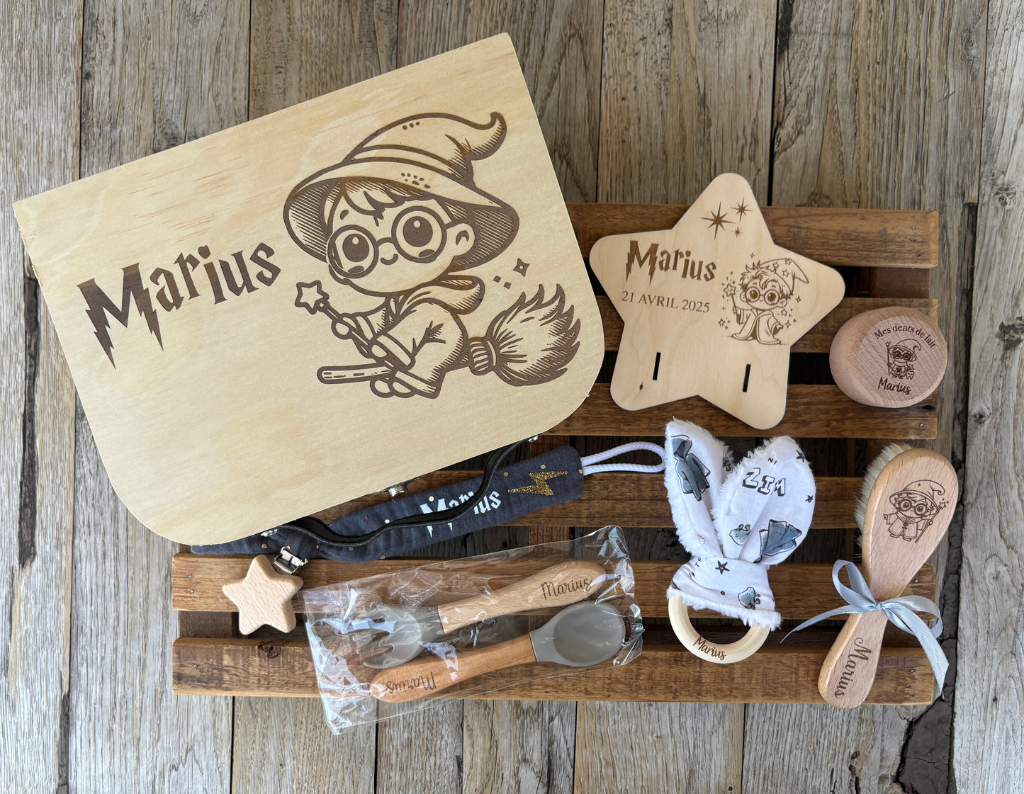 Coffret de naissance Petit Sorcier