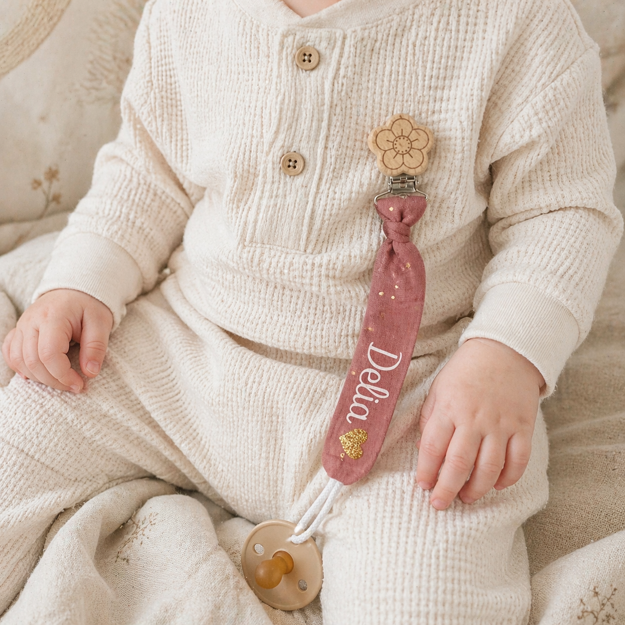 Accessoire bébé personnalisé pour cadeau de naissance