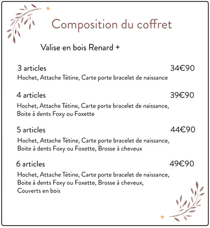 Coffret de naissance Petit Renard