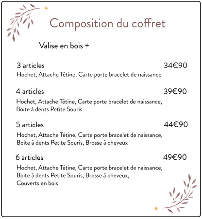 Coffret de naissance Love Moutarde
