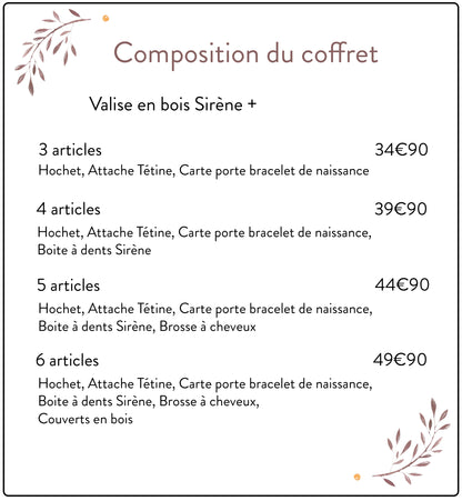Coffret de naissance Petite Sirène
